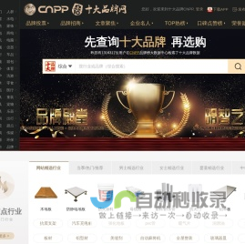 十大品牌网CNPP → 品牌排行榜,品牌网门户
