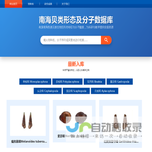 南海贝类形态及分子数据库