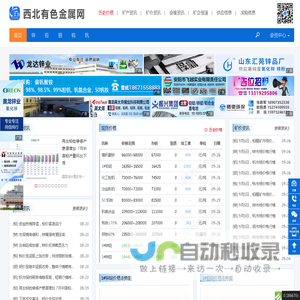 有色金属行情分析_价格走势_市场报价 - 西北有色金属网