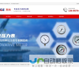 压力表厂家_不锈钢耐震压力表_电接点_隔膜_膜盒压力表-杭州富阳万兴仪表