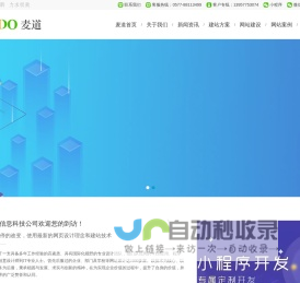 温州麦道科技有限公司-温州网站建设_温州网络公司_微信小程序