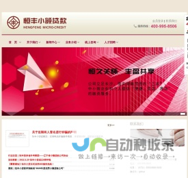 长沙市恒丰小额贷款有限责任公司