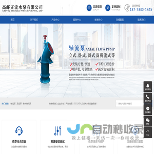 轴流泵_混流泵_潜水轴流泵_轴流泵厂家-高邮正流水泵有限公司