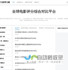 电影评分排行榜|专业对比全球好看影片 - 全球电影专业评分网