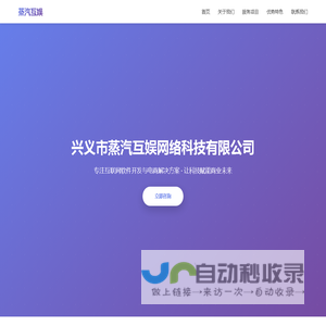 兴义市蒸汽互娱网络科技有限公司 - 互联网软件开发与电商专家