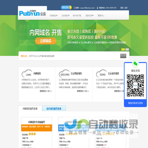 专业的云计算、动态域名服务提供商 - 公云PubYun