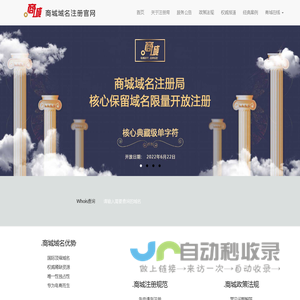 .商城域名注册官网